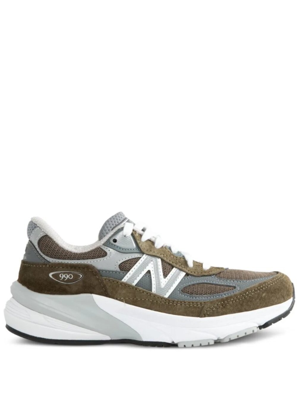 New Balance 990 v6 Sneakers in Olive Grey NIB, W 8.5/M 7